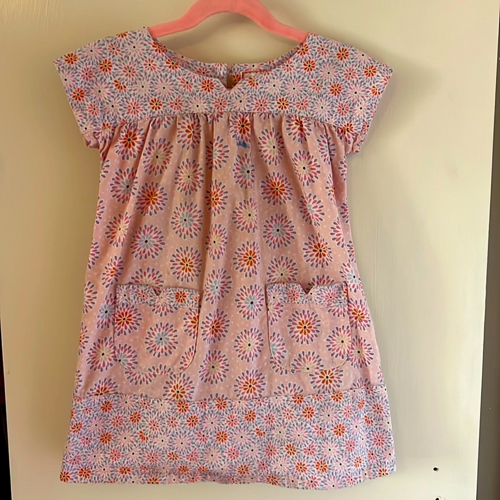 Colorful pink cotton high quality dress